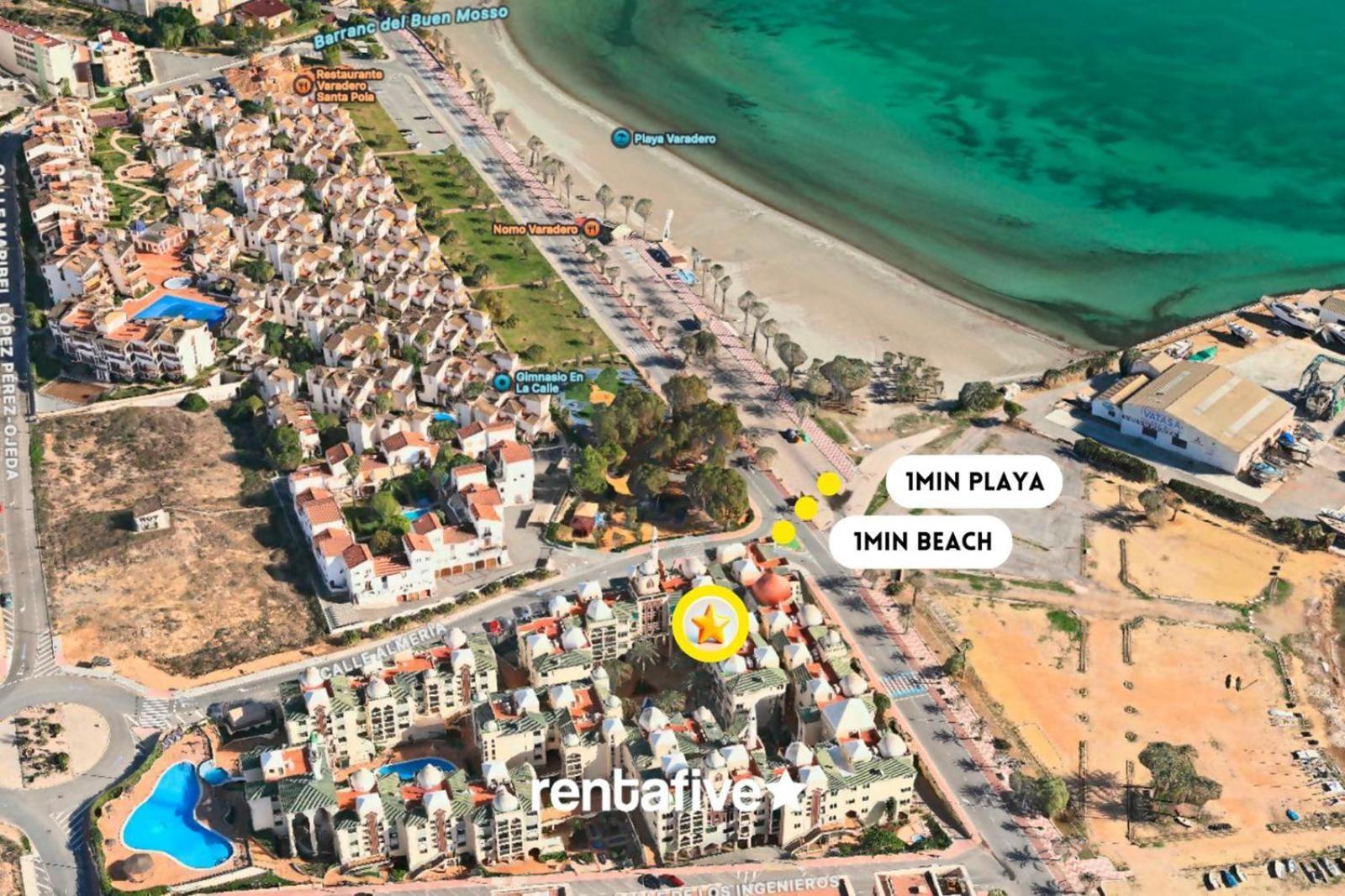 Rentafive Varadero Con Piscina Playa Y Terraza Santa Pola Exterior foto